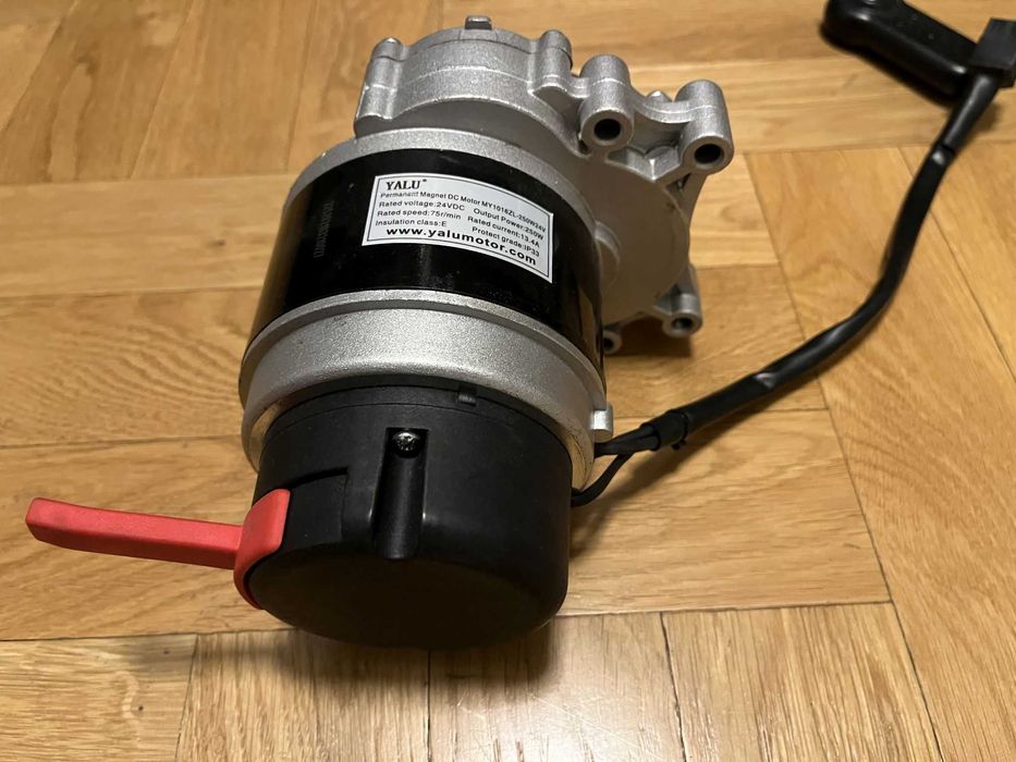 2x Silnik 24VDC 250W, joystick wózka elektr, kontroler bluetooth, koła