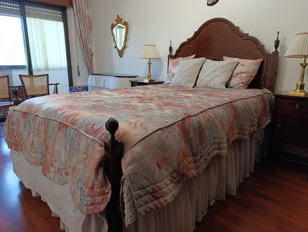 Mobília de quarto completa cama com colchão