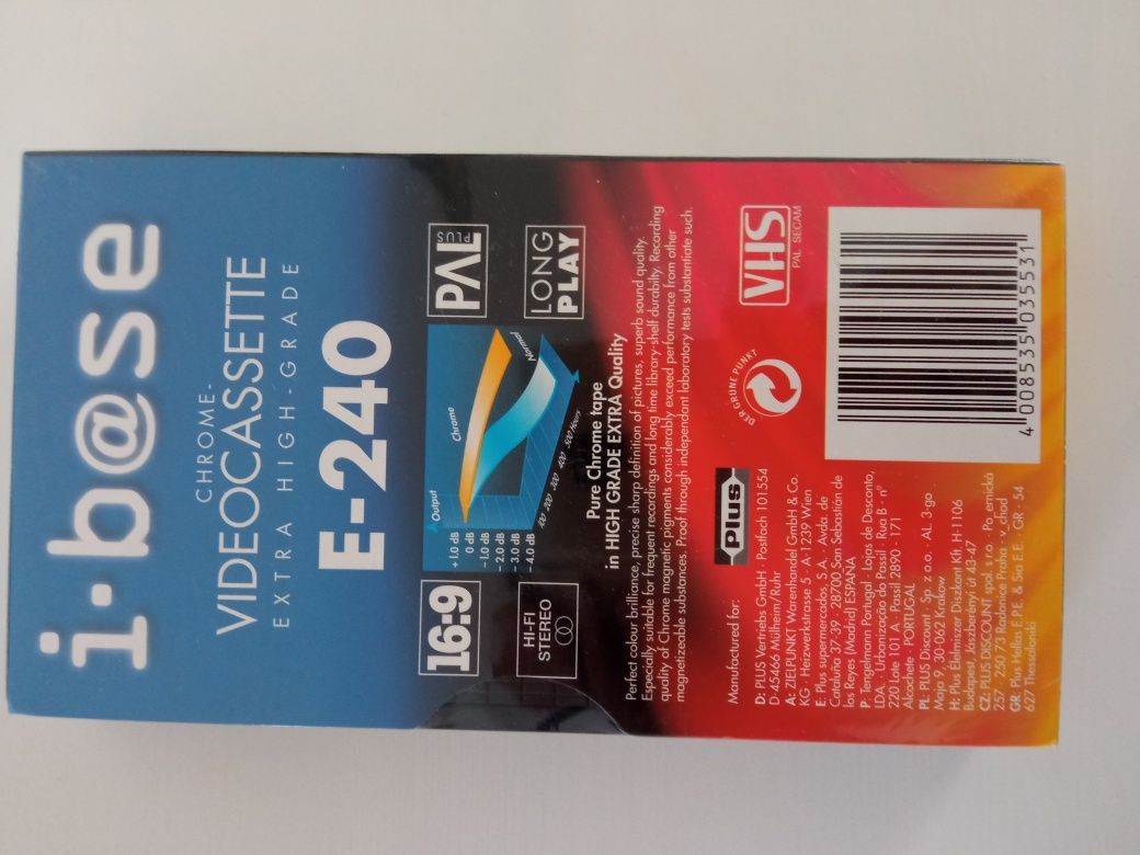 Kaseta VHS I Base 240