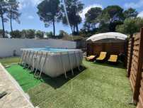 Piscina 486x244x130 cm com bomba