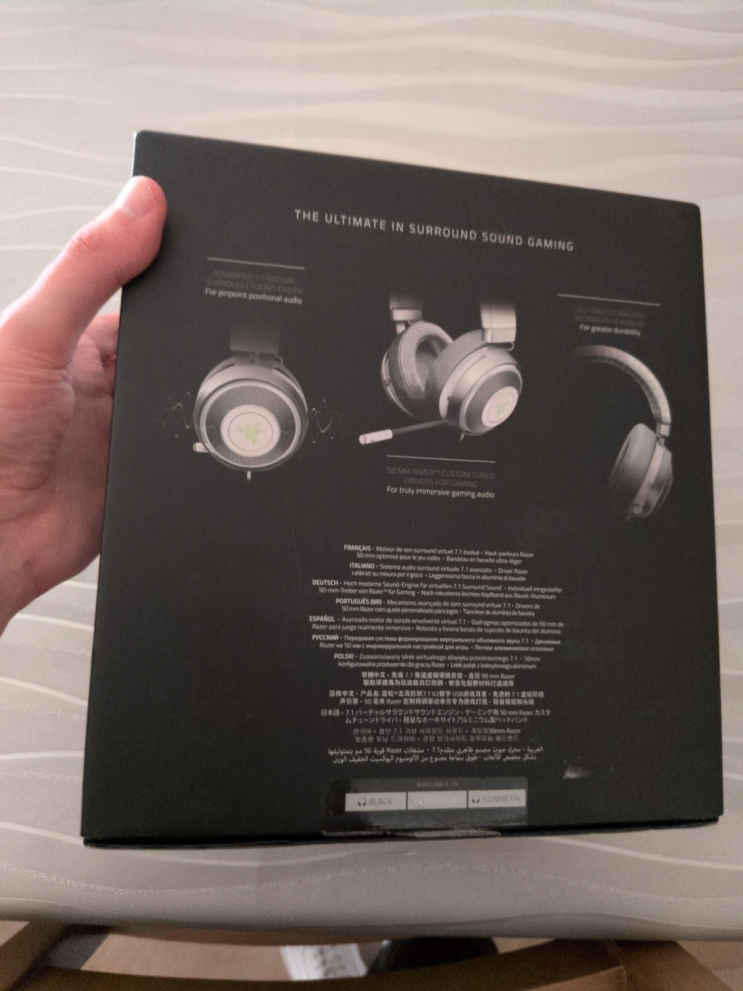 Razer Kraken Headset (Mercury Edition)
