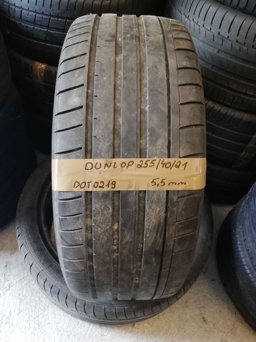 255 40 R21 Dunlop 2 szt. 2019r. z Niemiec NAJTANIEJ lato LUMI