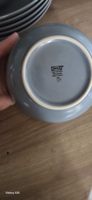 Talerze szare Ikea