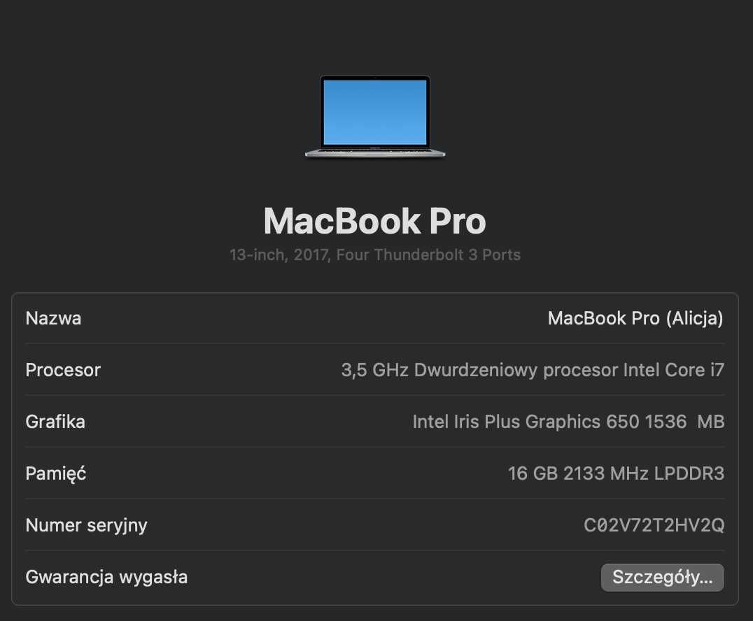 MacBook Pro 2017