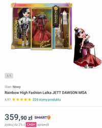 Zabawka lalka laleczka Raimbow high fashion i dużoooooo dodatków