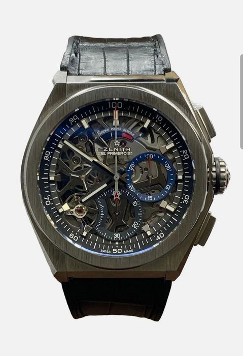 Zenith Defy El Primero 21 Titanium 44mm, jak NOWY! Gwarancja. FULL SET