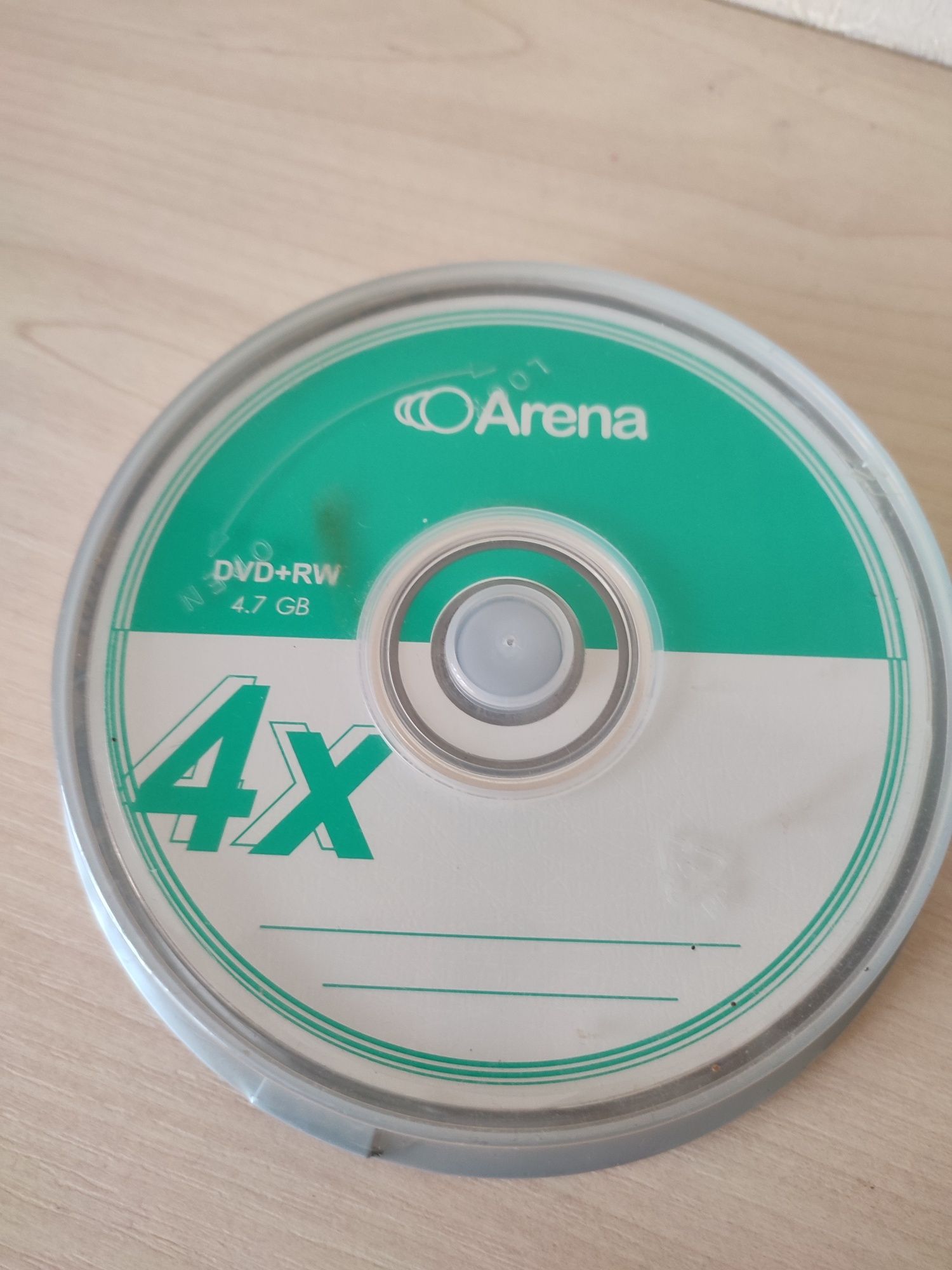 Диски arena DVD-RW, CakeBox, 10 шт