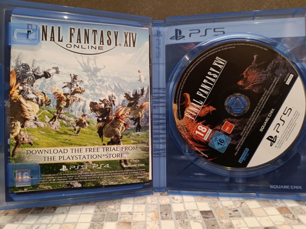 Final Fantasy XVI Final Fantasy 16 pl stan idealny polska okładka  ps5