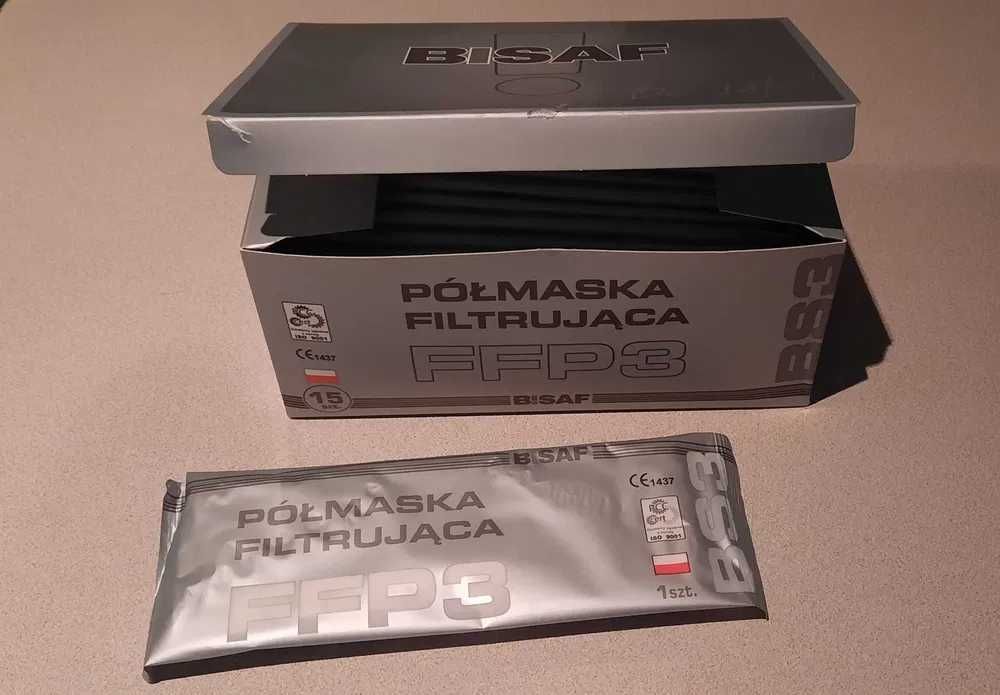 maski maska maseczki BiSAF BS3 FFP3 + GRATIS