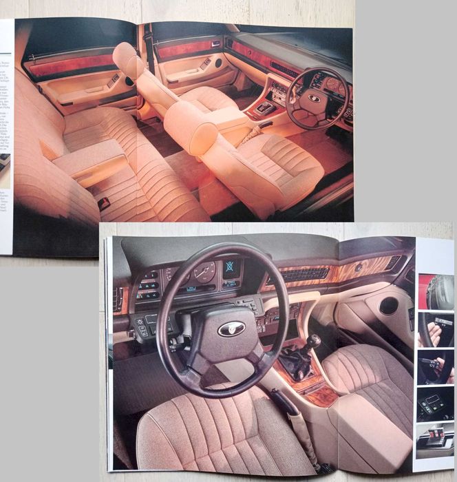 Jaguar 1987 - XJ6 SOVEREIGN DAIMLER silniki 3.6 - prospekt 46 str. BDB