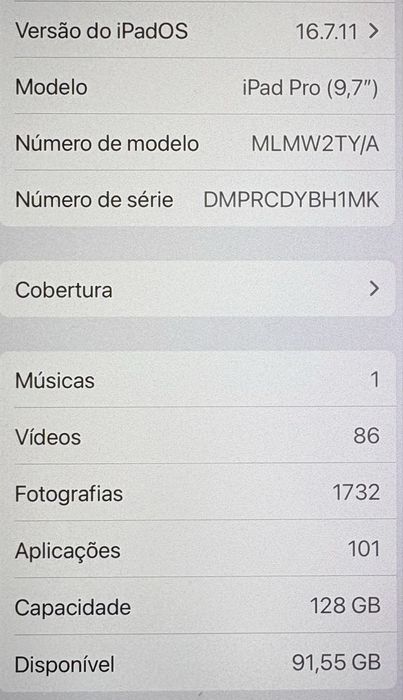 IPad Pro 9,7” 128GB WiFi, Pecil, capa e bolsa