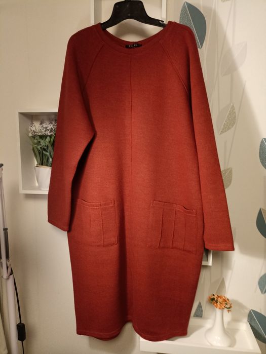 Продам плаття Dressa теракотового кольору, р.54