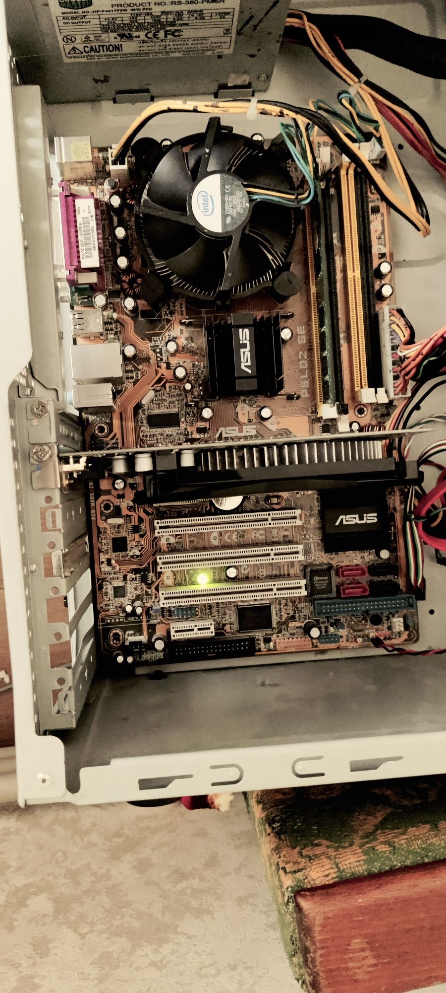 Материнка DDR 2 Asus p5ld2