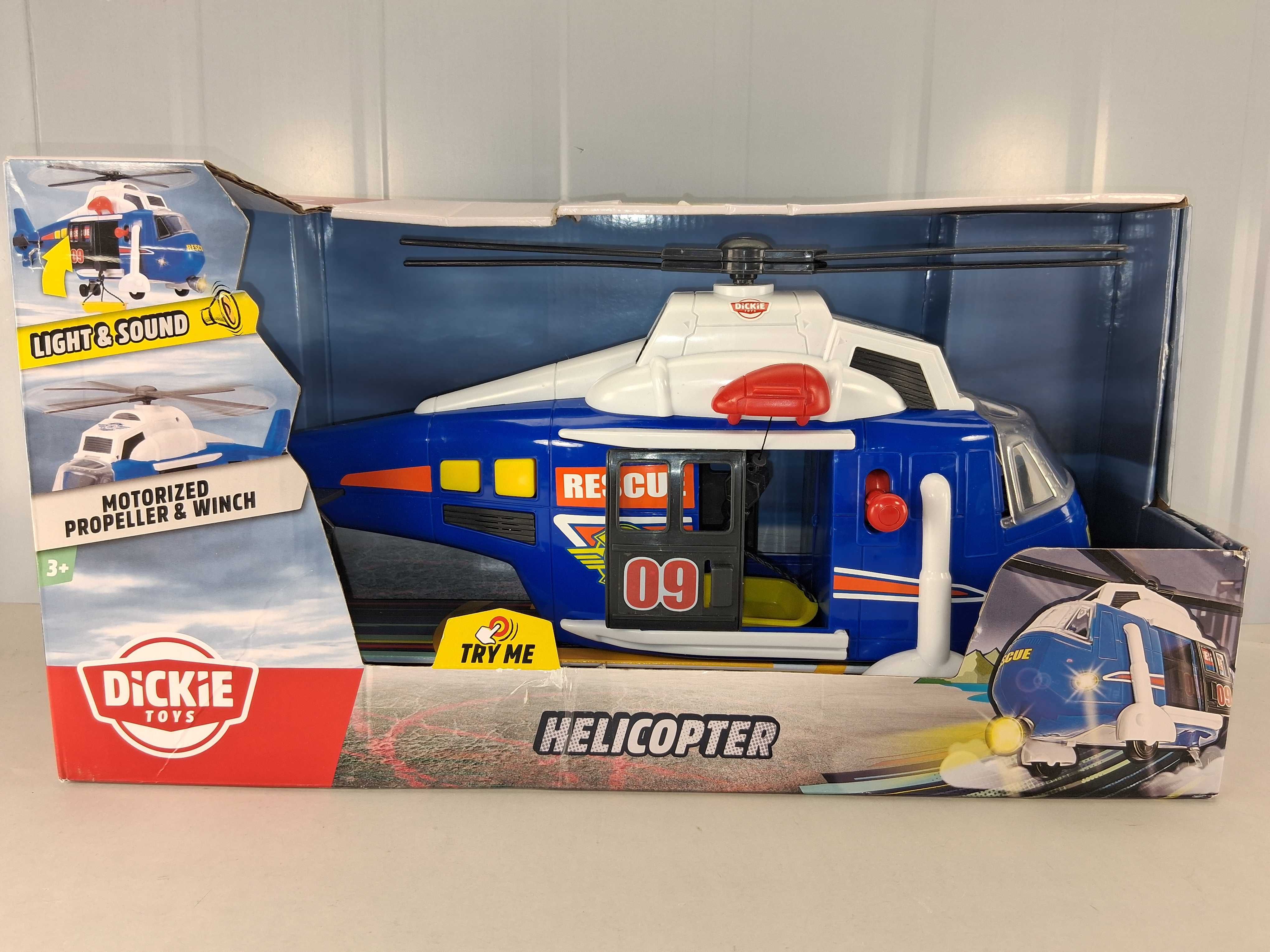 R193 Dickie Toys Helikopter Policyjny Z Napędem I Dźwiękiem