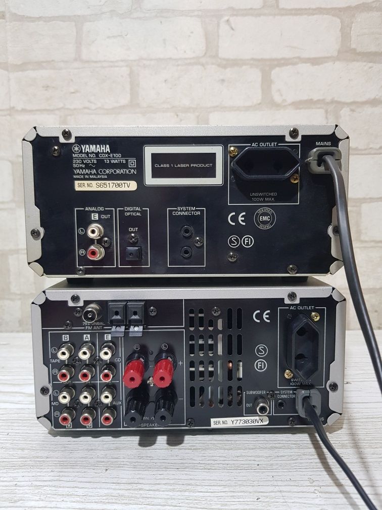 FM/AM Стерео ресивер/підсилювач/CD  Yamaha RX-E100/CDX E 100, 2*60