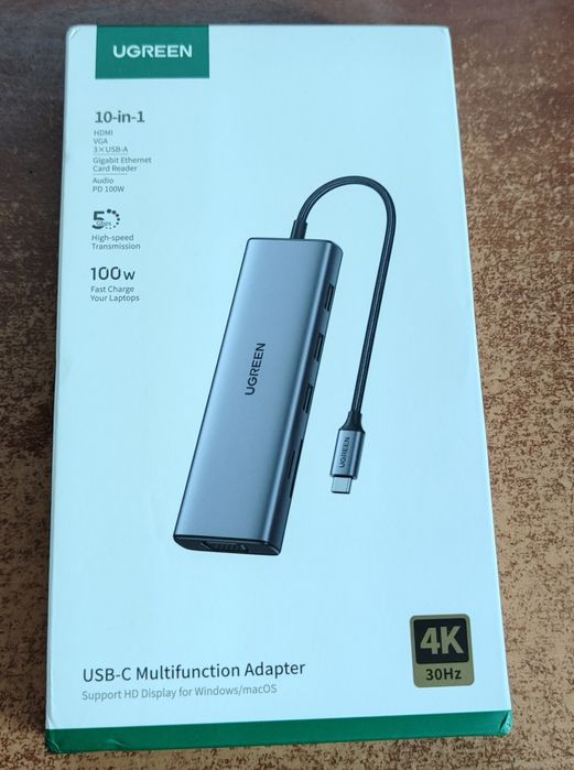 Ugreen 10 в 1 usb type c