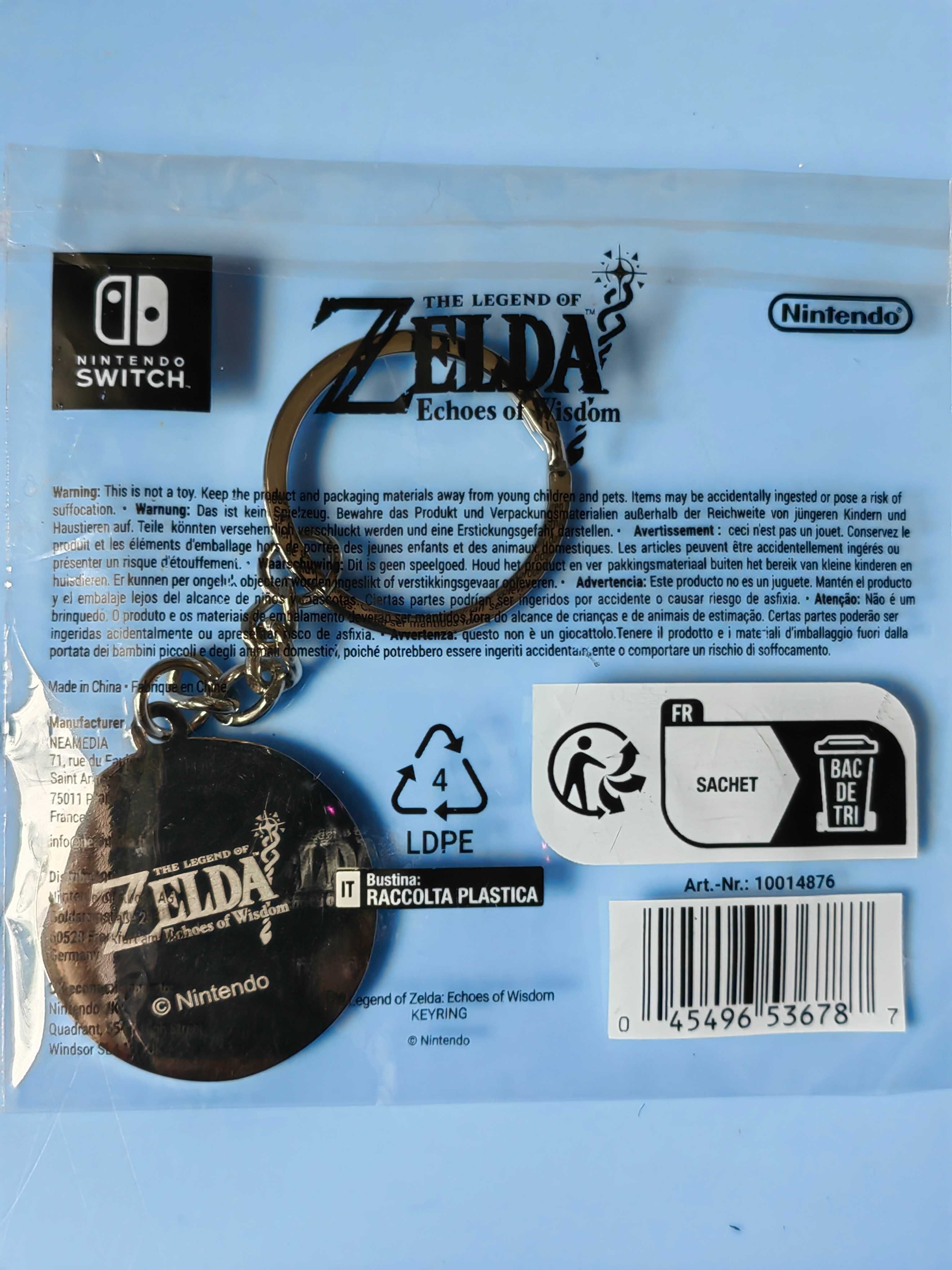 The Legend of Zelda: Echoes of Wisdom - brelok (keychain) z gry, nowy!