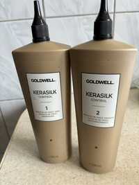 Засіб для кератинового ламінування волосся Kerasilk keratin de frizz
