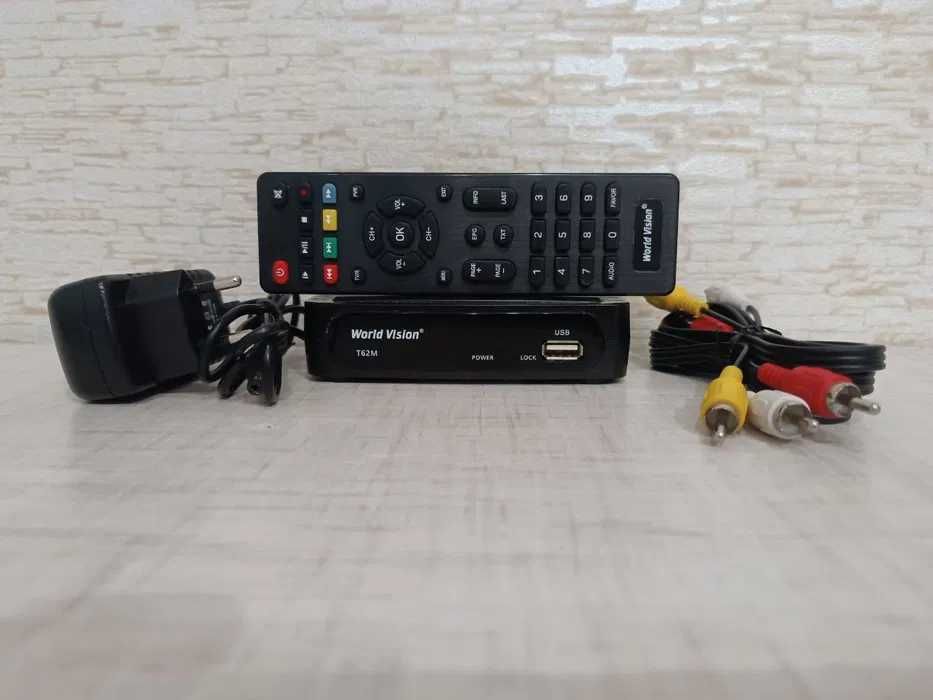 Т2 тюнер з Wi-fi «World Vision» Т62M dvb t2 / Цифрова Приставка