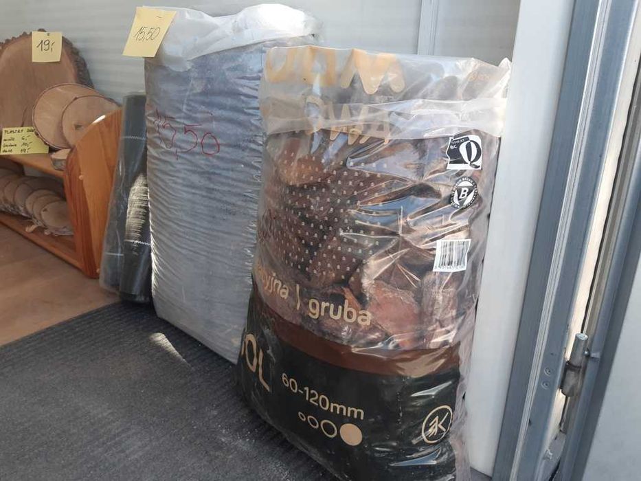 kora sosnowa gruba sortowana Mosina wyprzedaż