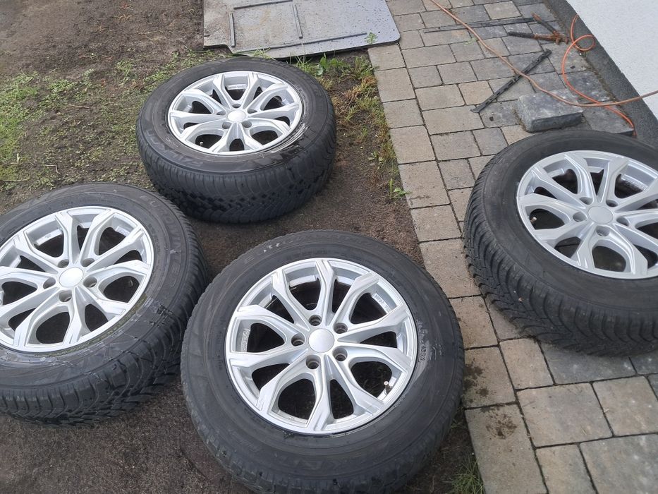 Alufelgi 5x112 vw skoda et37 57mm 225 60 R16 z czujnikami