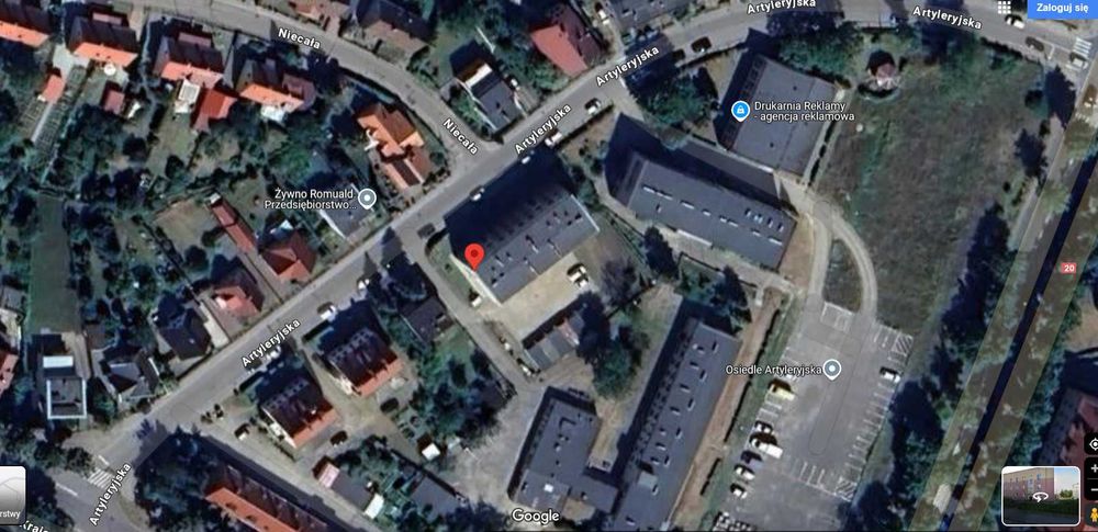 GARAŻ do wynajęcia ul. Artyleryjska 5-7