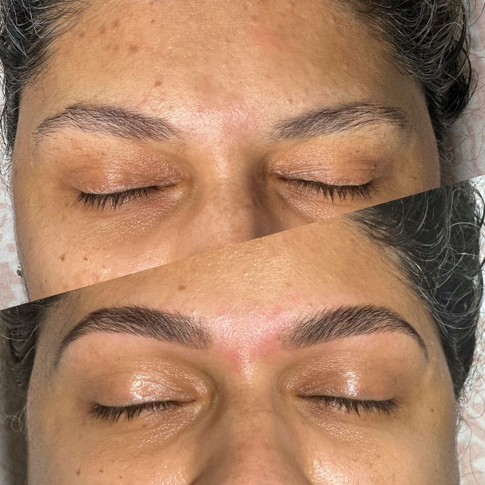 Brow lamination e design sobrancelha