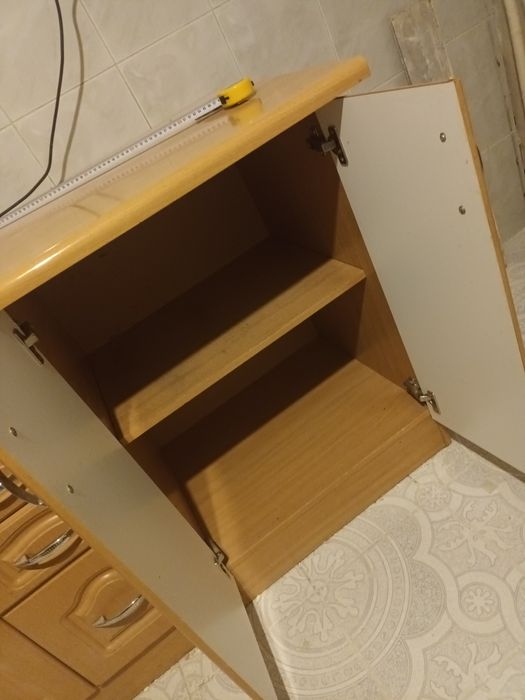 Meble kuchenne brązowe +zlew