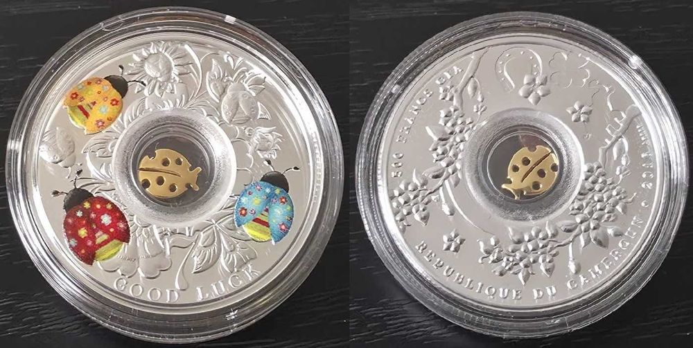 Kolekcja 7 monet z serii Szczęśliwa siódemka