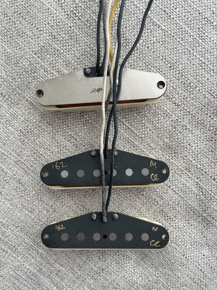 Monty’s 62 stratocaster pickups