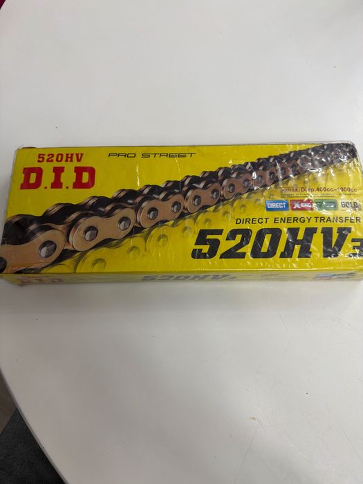 ŁAŃCUCH DID 520HV3 honda kawasaki Yamaha Suzuki stereo