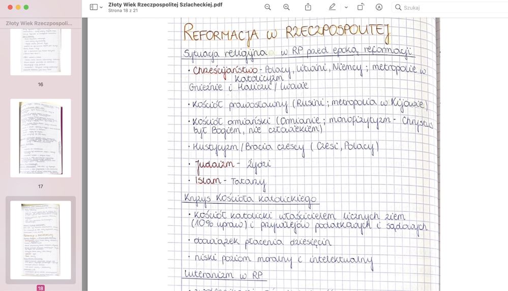 Notatki z Historii Matura Rozszerzona