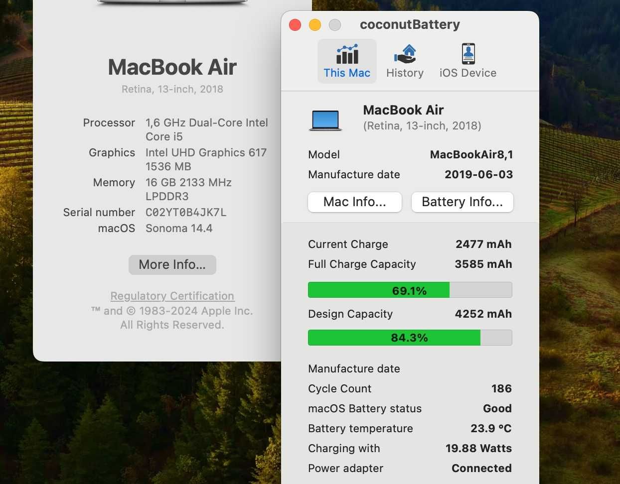 Apple MacBook Air 13 2018 i5 16GB RAM 256GB SSD ноутбук il2957