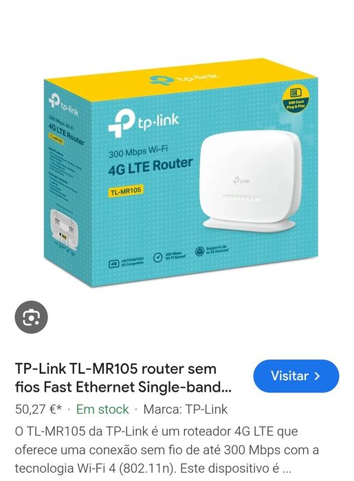 Router TP Link TL MR105