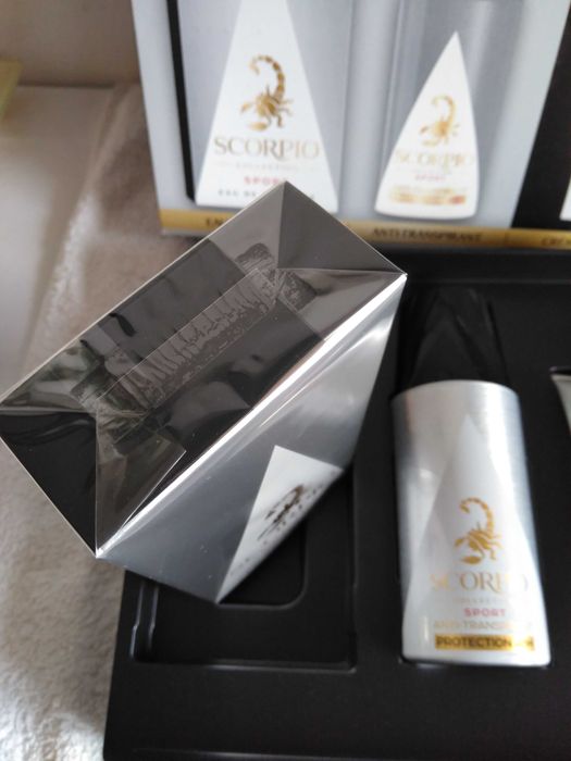 Conjunto Scorpio Sport perfume, desodorizante e creme