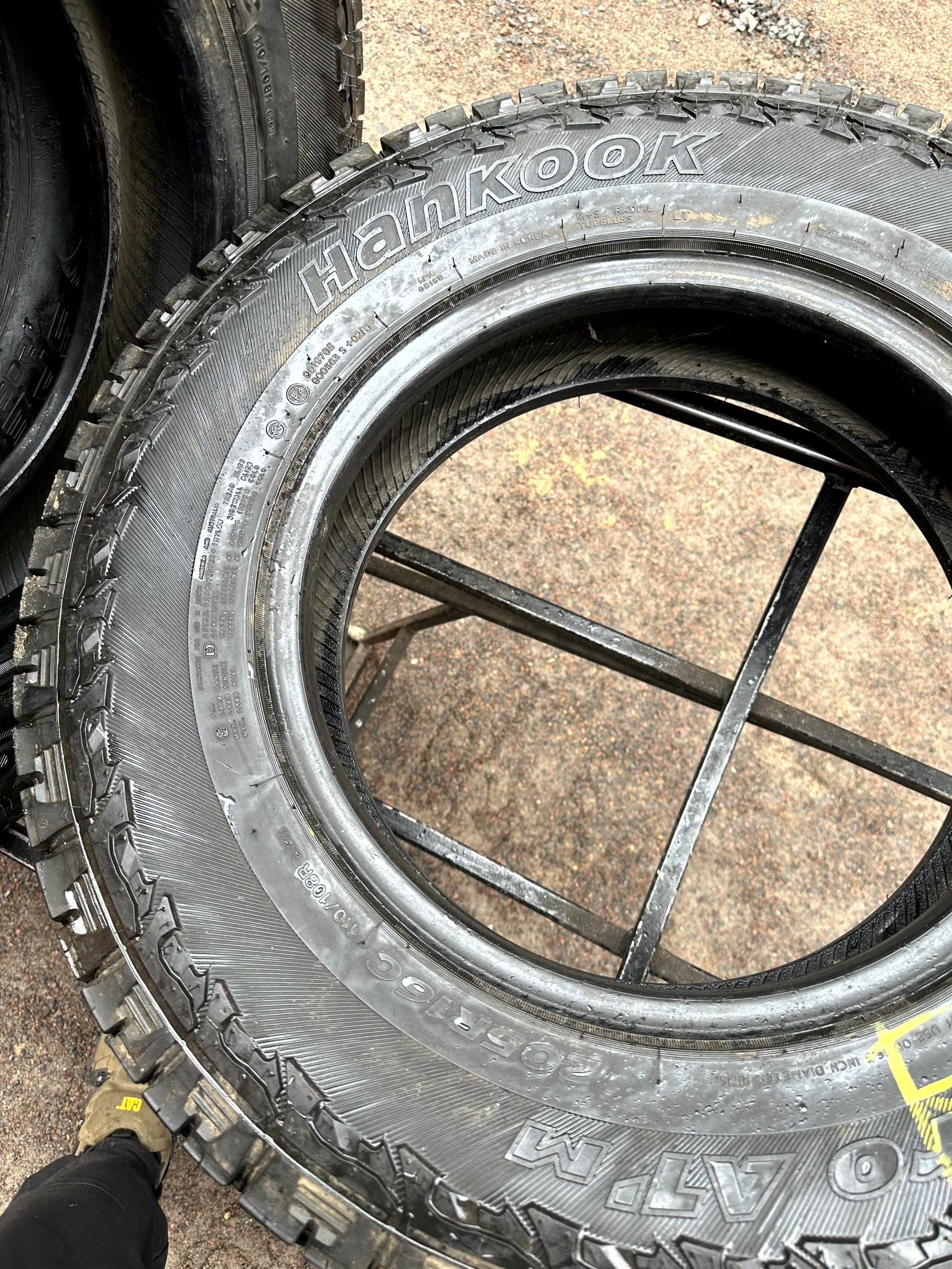 Шины БУ 205 R 16 C Hankook AT Полный профиль грязевые