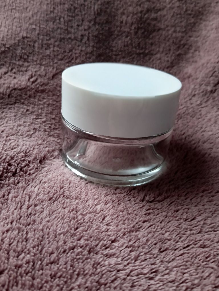 Szklany pojemniczek na krem lub balsam 50 ml