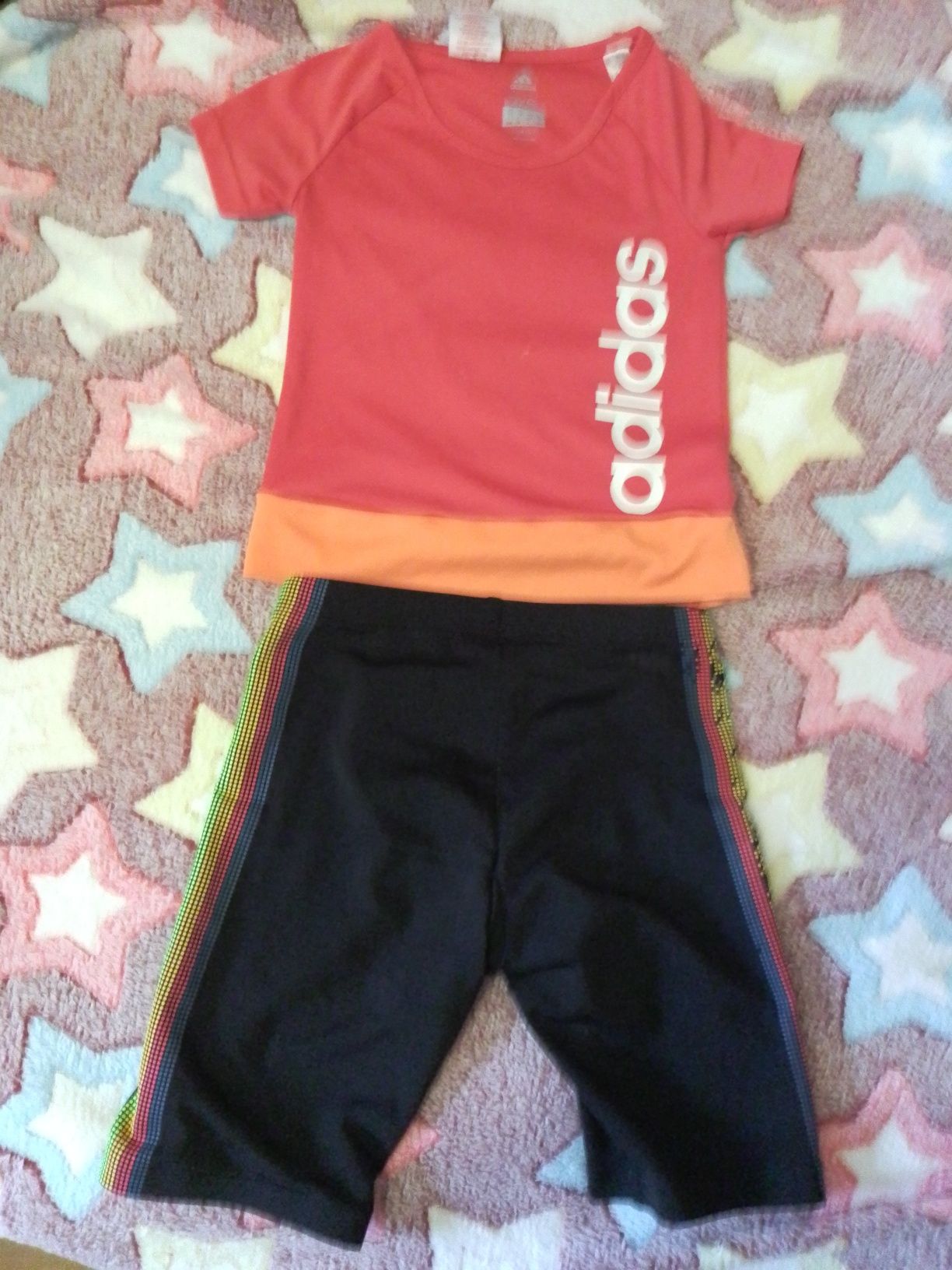 Спортивный костюм для гимнастики 6-7лет. Adidas,nabaiji.