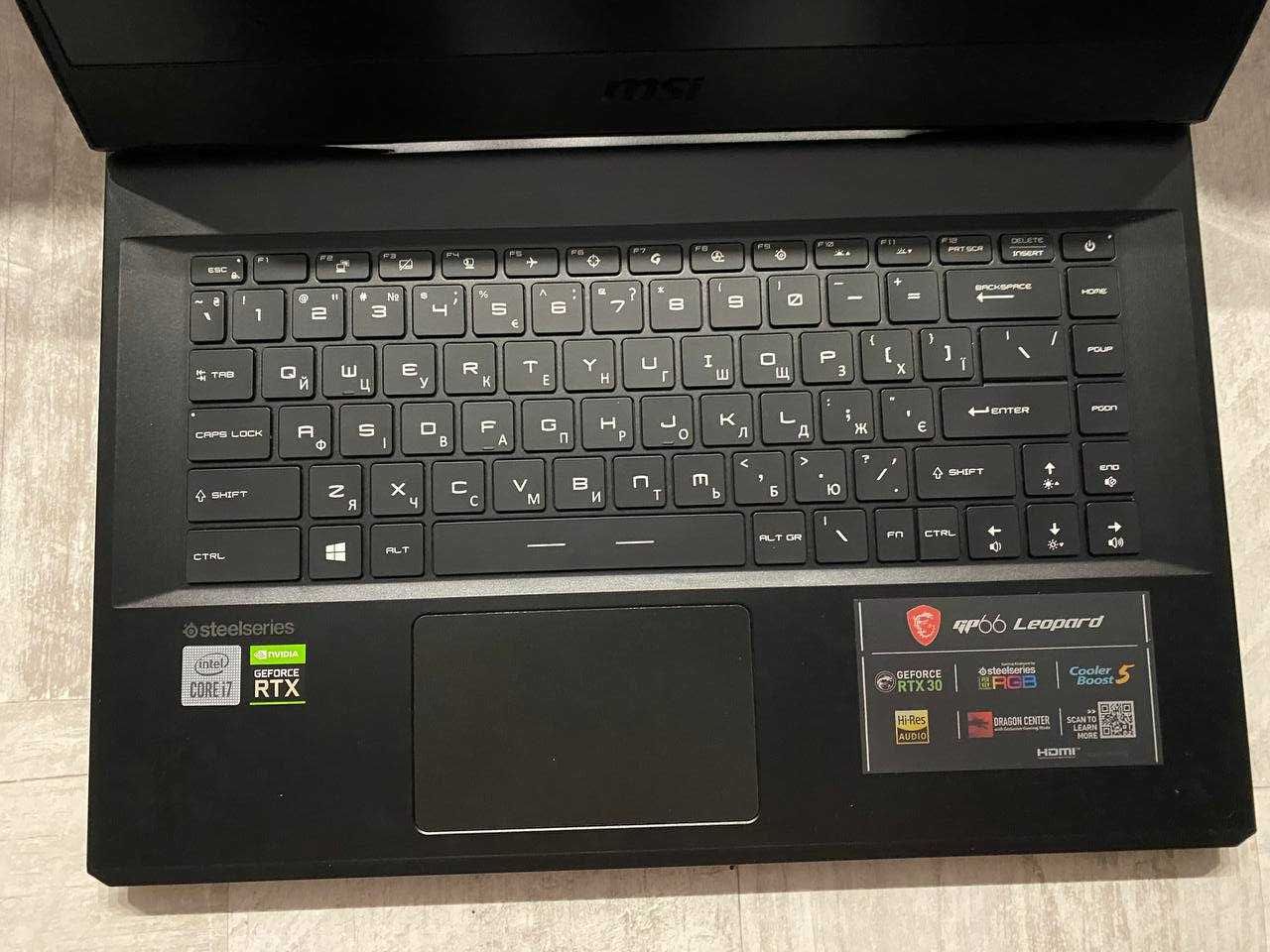 MSI GP66 Leopard 10UG (GP6610UG-431US) i7-10750H/RTX 3070/16 ГБ/512GB