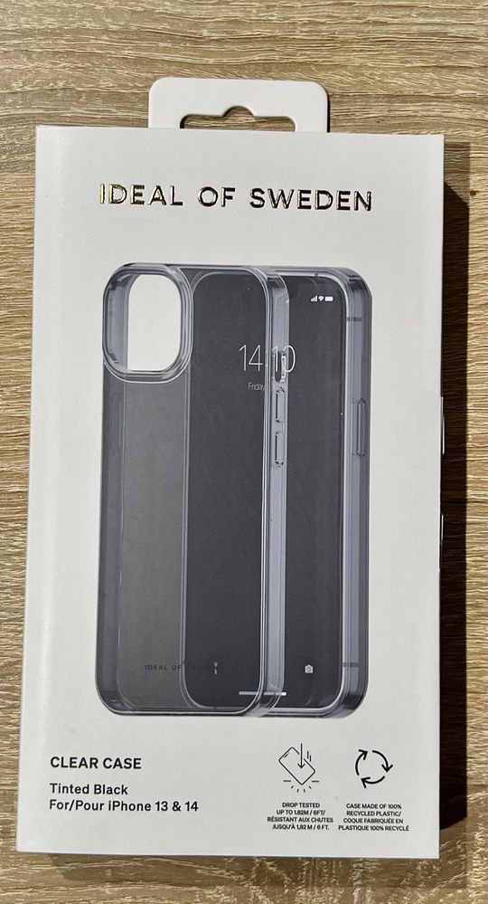 Etui IPhone 13 i 14 Ideal of Sweden Tinted Black