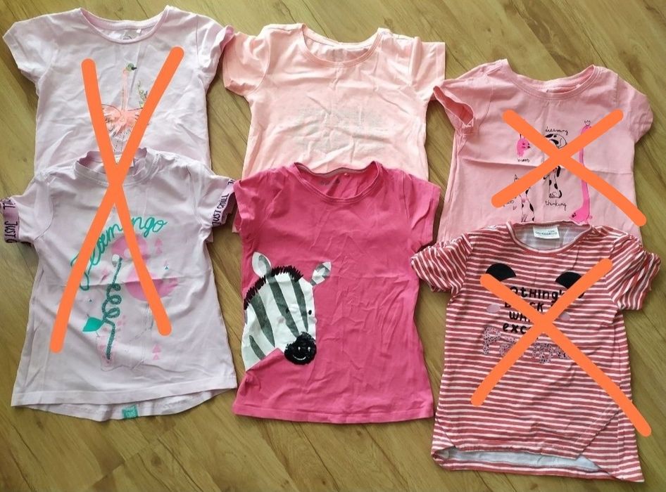 Koszulki krótki rękaw t-shirt rozmiar 110 wiosna lato