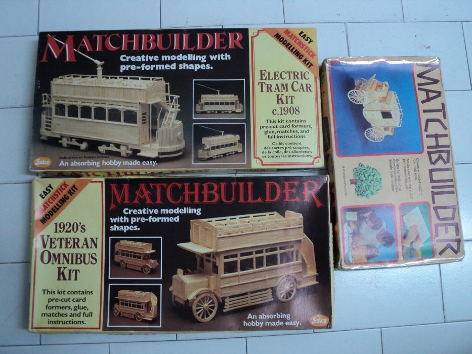 Matchbuilder, kits de modelismo em paus de fósforo