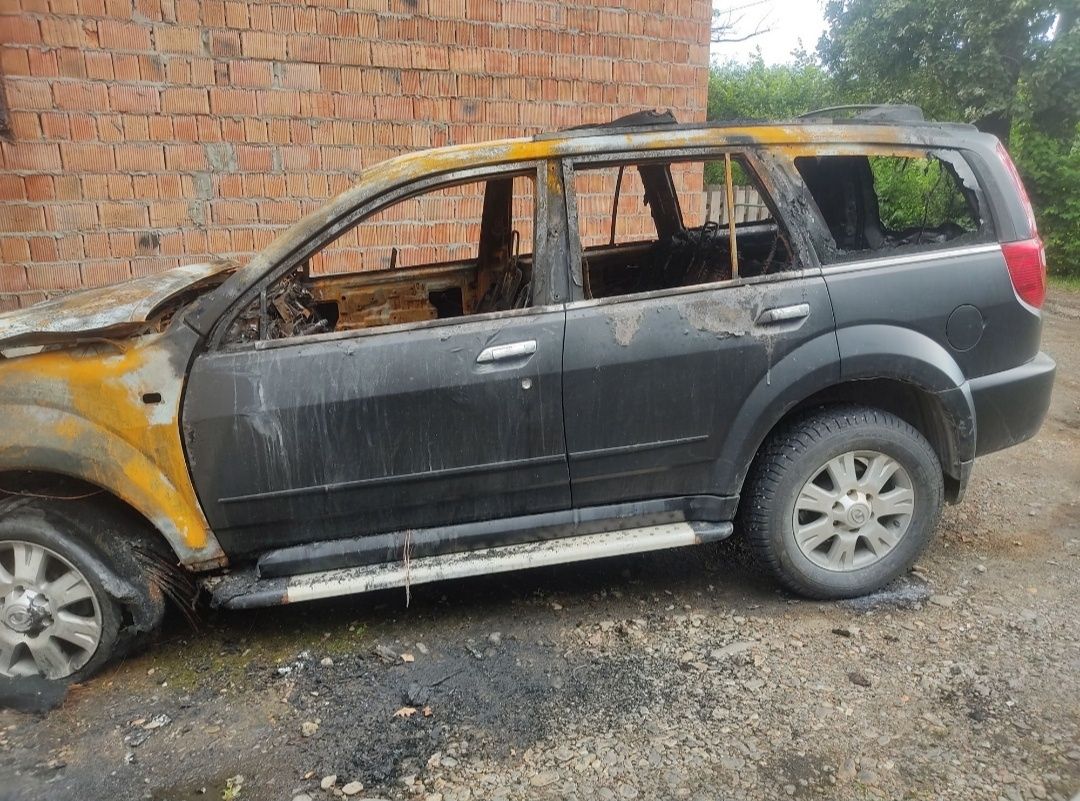 Great Wall Hover H2 після пожежі