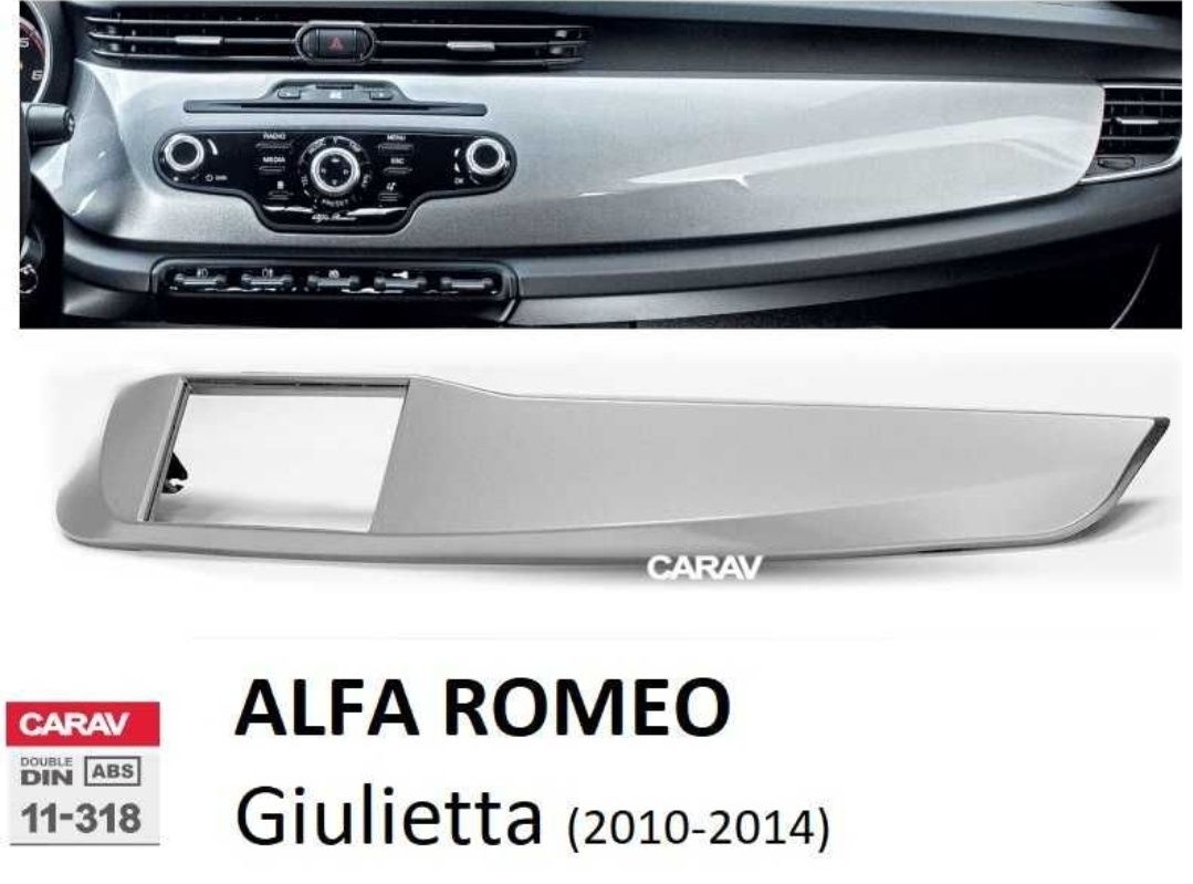 Moldura radio 2 Din Alfa Romeo Giulietta