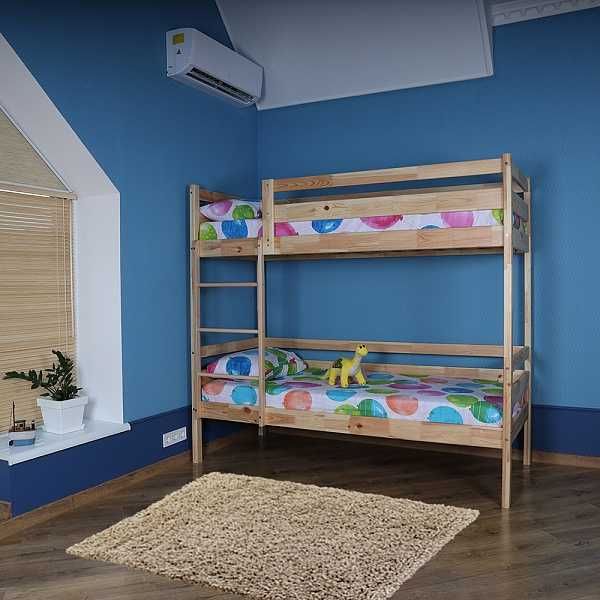 Двухъярусная кровать babyson 3 лаковая 80x190см