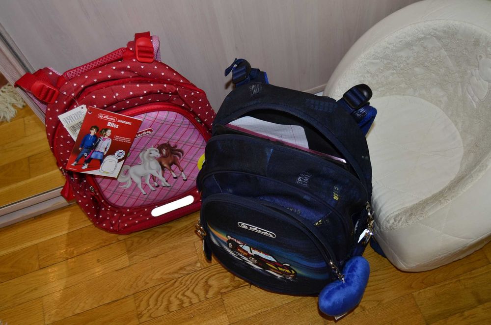 Рюкзак школьный Herlitz BLISS Horses ранец для девочки. Германия