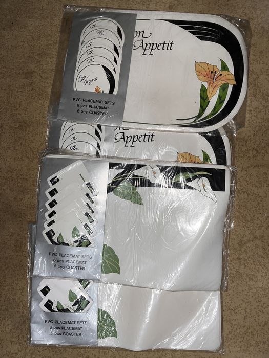 Сеты под тарелки и чашки