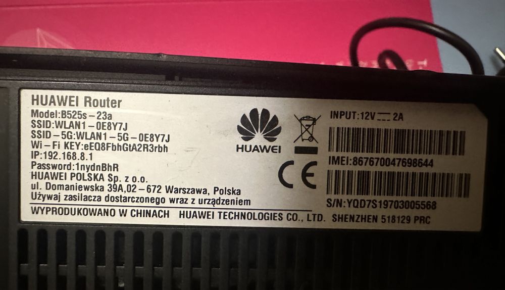 Router Huawei B525s-23a