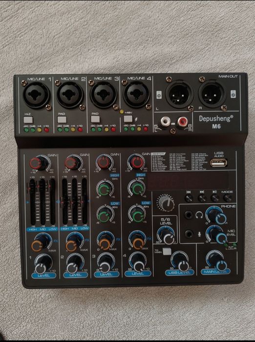 Аудіомікшер Depusheng M6