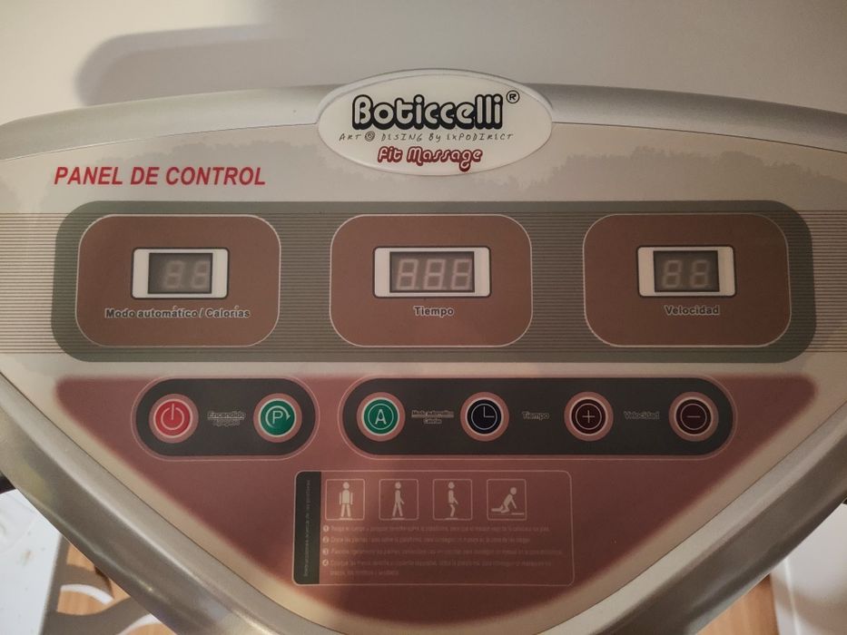 Plataforma vibratória crazy fit massage